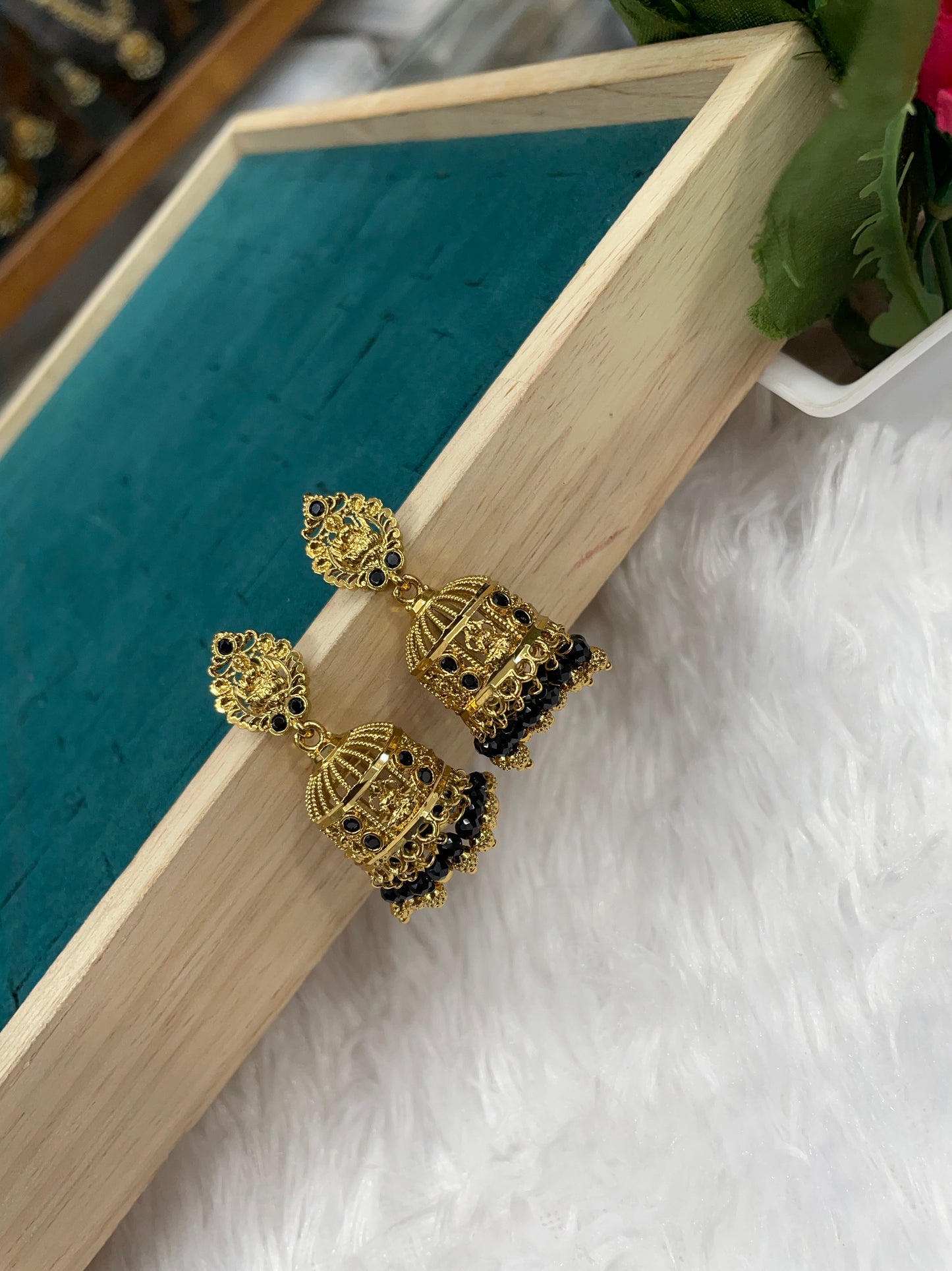Laxmidevi butta earrings-SHER296