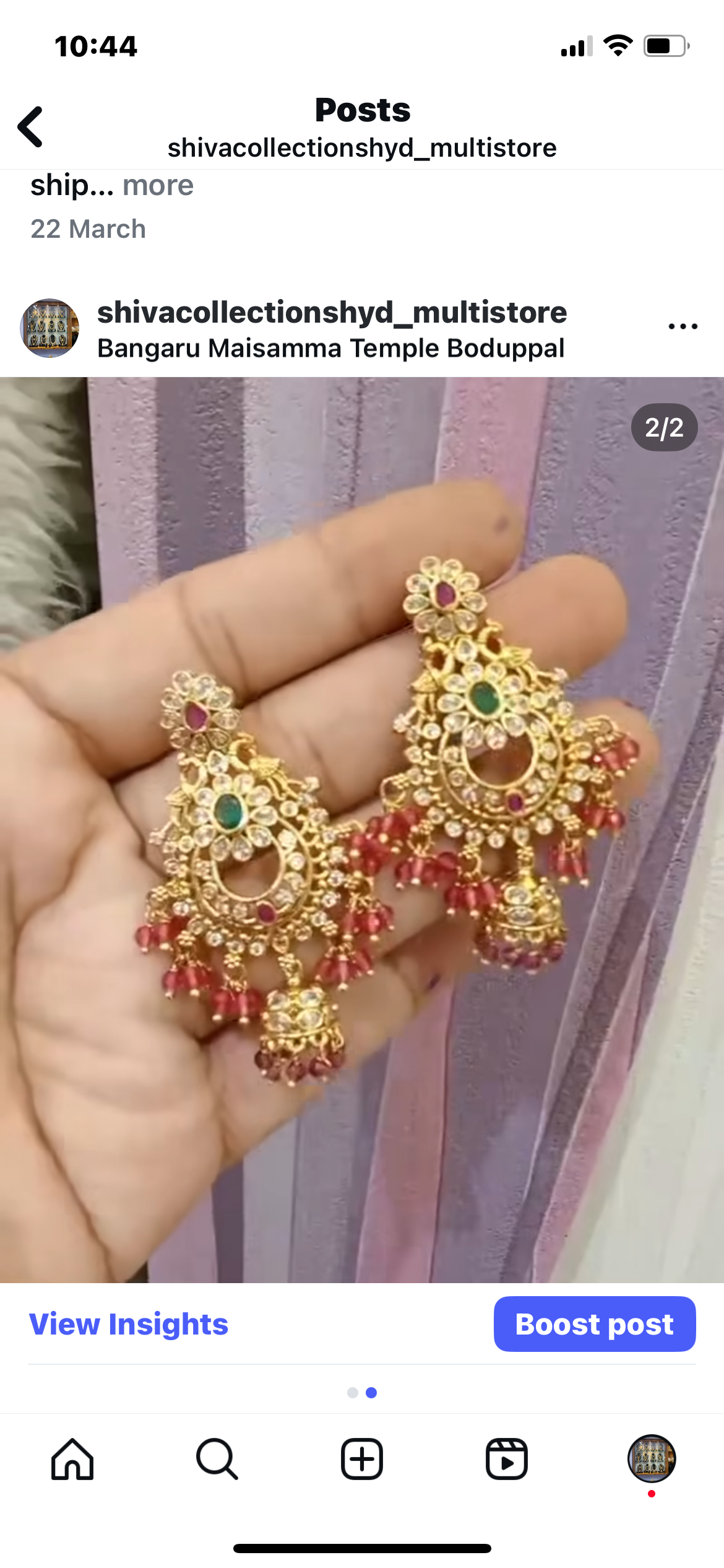 Chandbali earrings-SH02