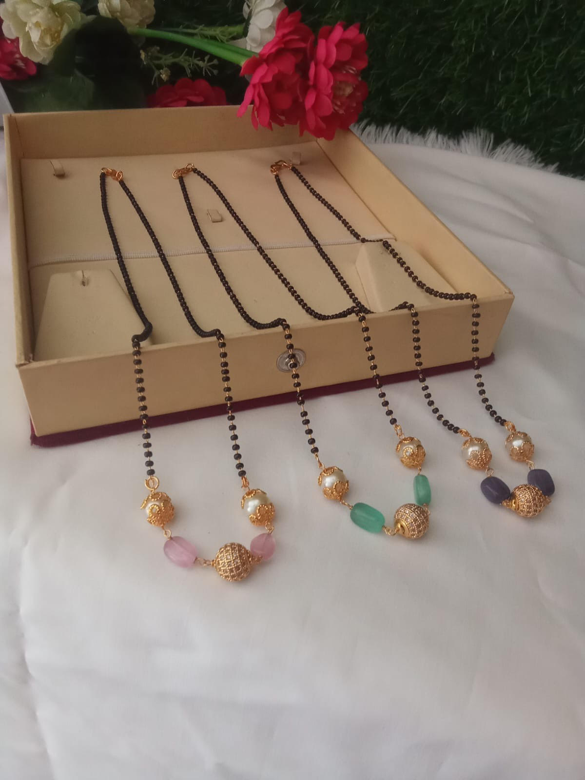 BLACK BEADS-MANGALSUTRA DESIGNS