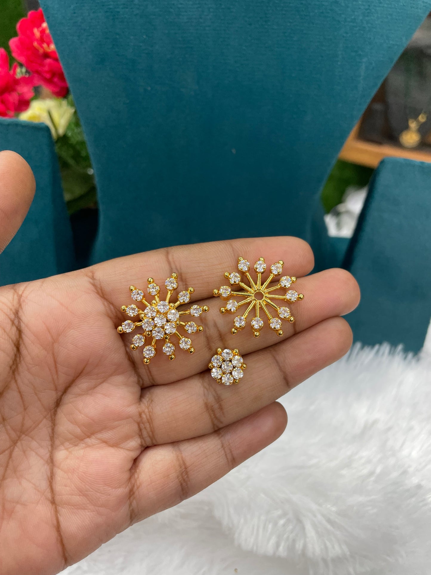 Gold replica changeable studs-SHST250