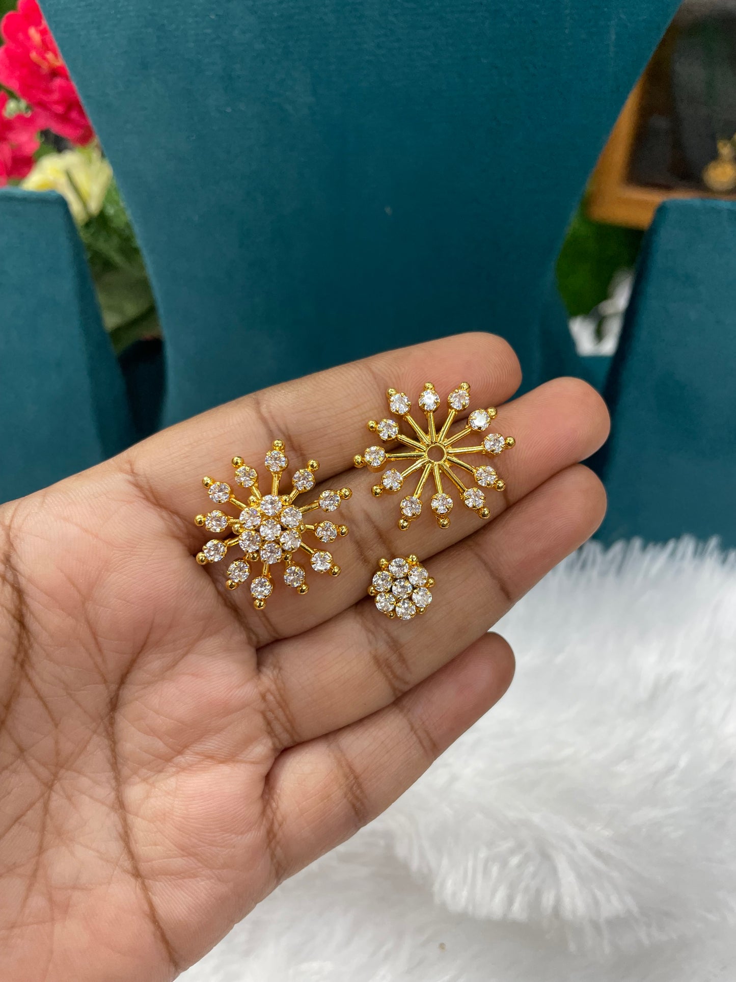 Gold replica changeable studs-SHST250