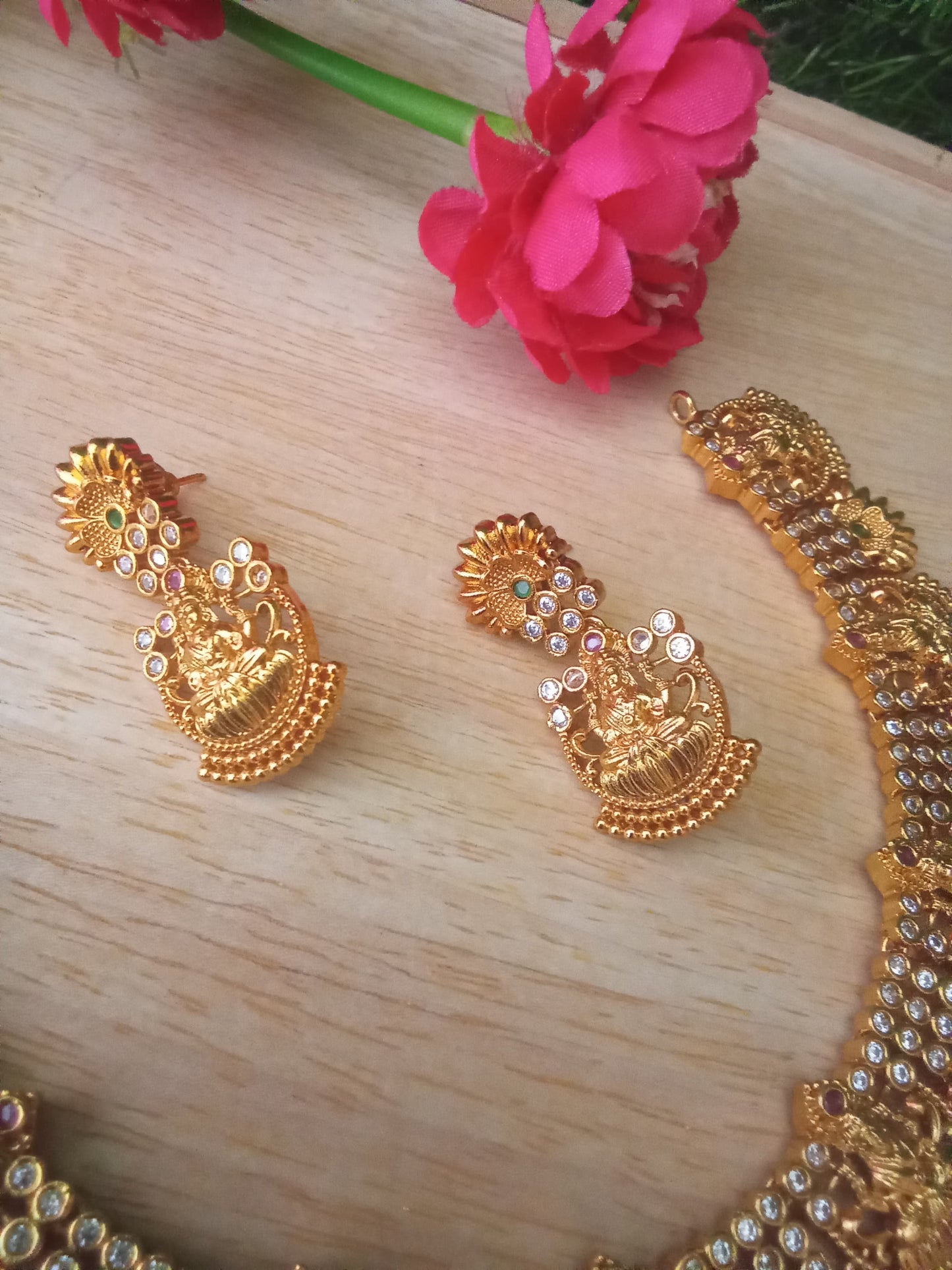 Lakshmi Temple Necklace Set -SHNC14