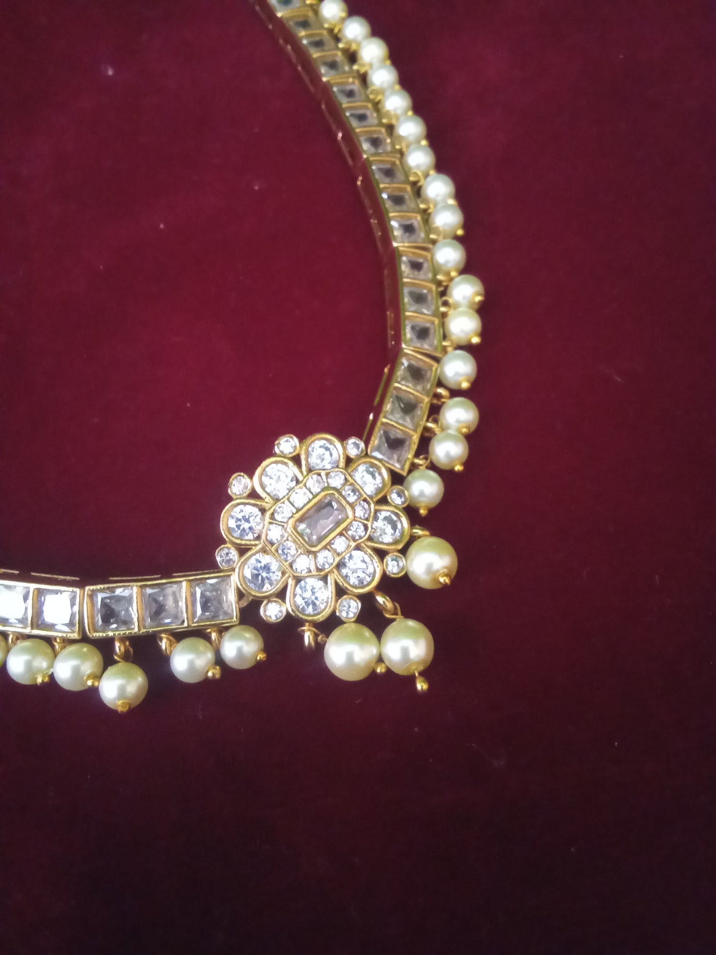 Classic Kundan pearl set-SHNC11